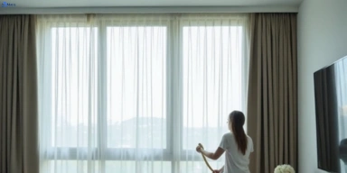 Delicate fabric curtain stain removal silk velvet sheer merrylands-west-nsw treatment
